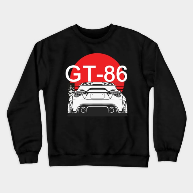 Toyota 86 Crewneck Sweatshirt by artoriaa